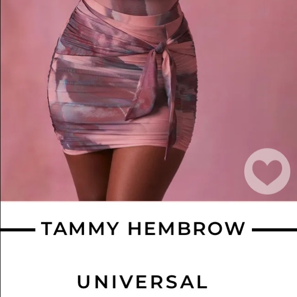 Oh Polly- Warp Front Ruched Mesh Mini Skirt - Picture 2 of 9